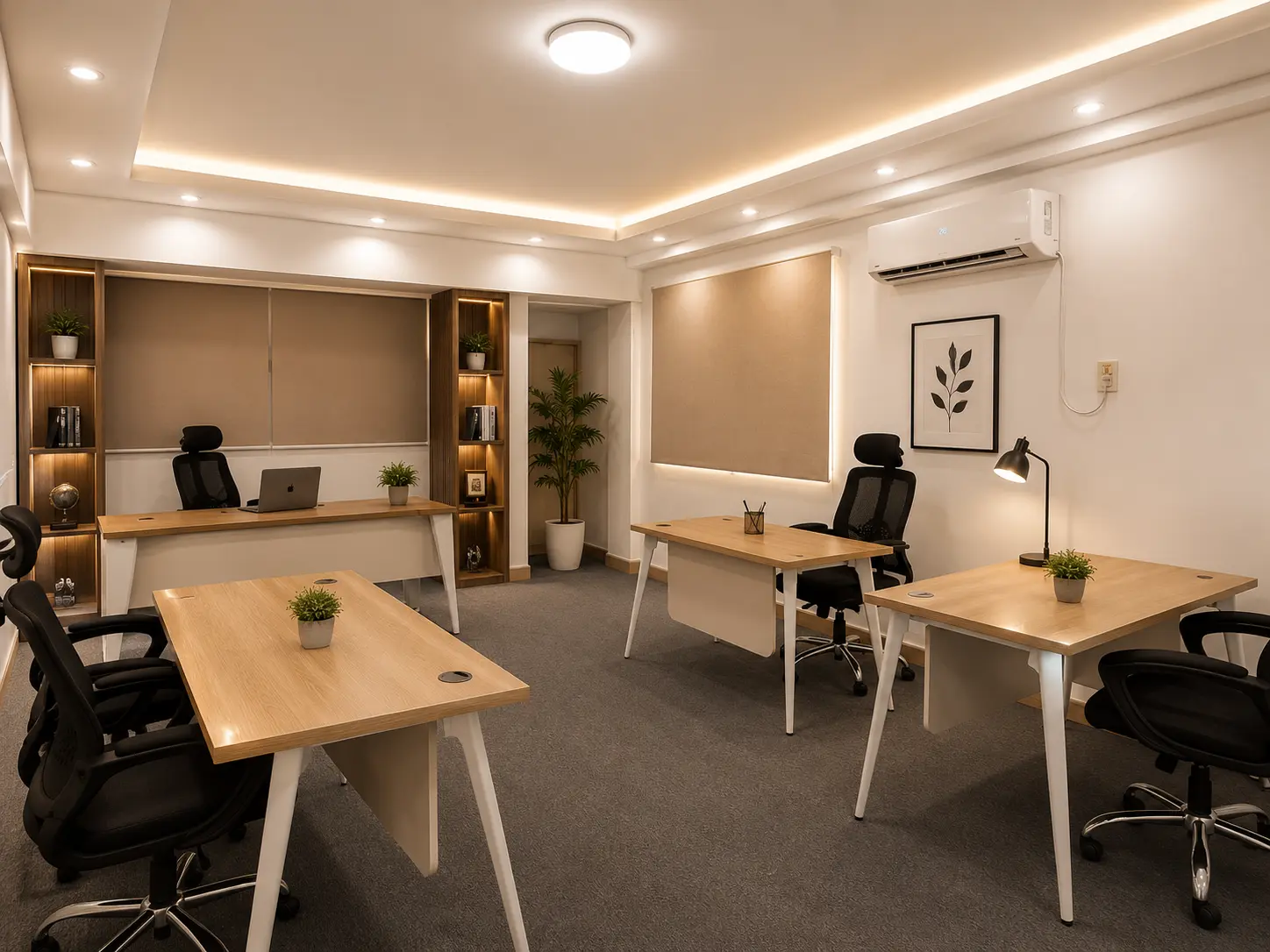 Fully furnished Villa Spaces office